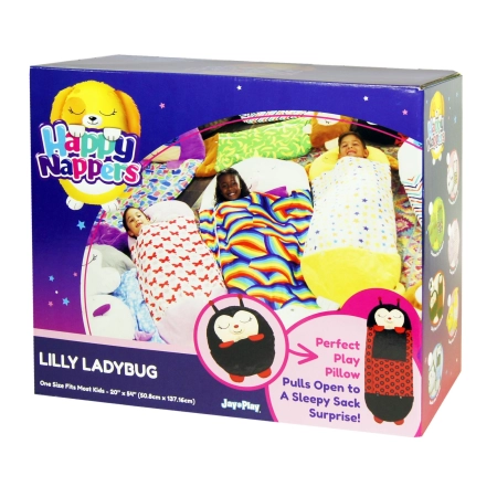 Śpiwór Dziecięcy Poduszka Biedronka Happy Nappers